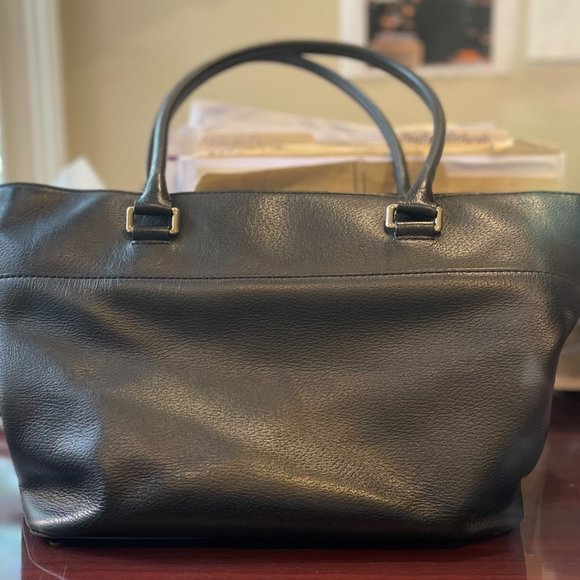 Kate Spade black leather large pocketbook - Picture 8 of 11